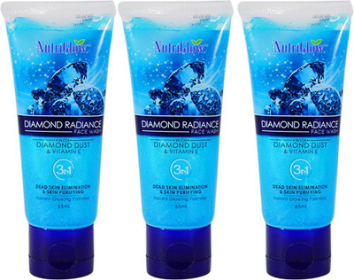 

NutriGlow Diamond Face Wash 65ml (Pack Of 3) Face Wash(65 ml)