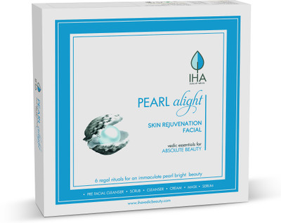 

IHA Pearl Alight Skin Rejuvenation Facial Combo (6-in-1) Mini Kit 97.5 g(Set of 6)