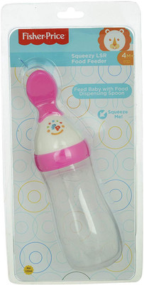

Fisher-Price New Born Care Silicone Squeeze Spoon Food Feeder, 125ml (Pink) - Silicon(Pink)