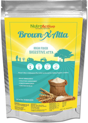 

NutroActive BrownXatta (Digestive Atta) High Fiber & Low Carb Flour 850 gm(850 g)