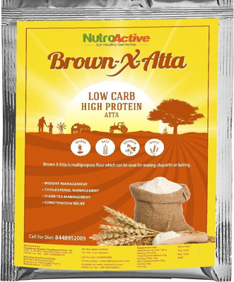 

NutroActive BrownX Atta Low Carbs High Protein 3.4 kg(3400 g)