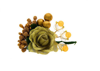 

Anuradha Art Jewellery Brooch Pin Hair Pin(Gold)
