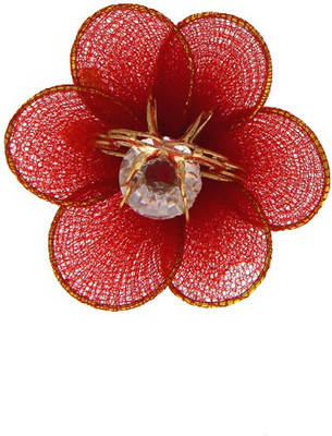 

Anuradha Art Jewellery Brooch Pin Hair Pin(Red)