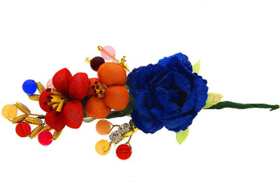 

Anuradha Art Jewellery Brooch Pin Hair Pin(Blue)