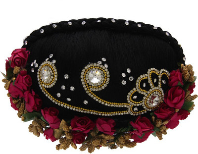 

Anuradha Art Jewellery Brooch Pin Hair Pin(Red)