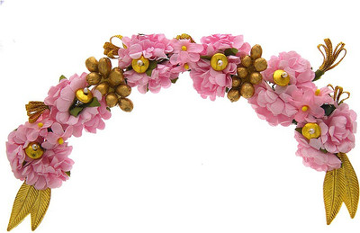 

Anuradha Art Jewellery Brooch Pin Hair Pin(Pink)