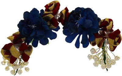 

Anuradha Art Jewellery Brooch Pin Hair Pin(Blue)