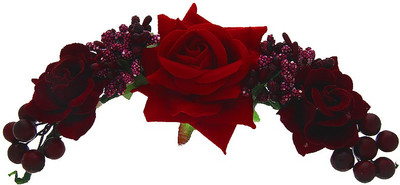 

Anuradha Art Jewellery Brooch Pin Hair Pin(Red)