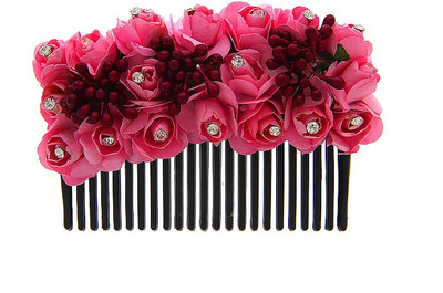 

Anuradha Art Jewellery Brooch Pin Hair Pin(Pink)
