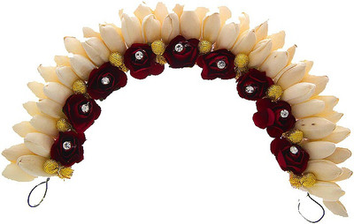 

Anuradha Art Jewellery Brooch Pin Hair Pin(Red)
