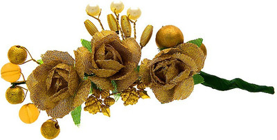 

Anuradha Art Jewellery Brooch Pin Hair Pin(Gold)
