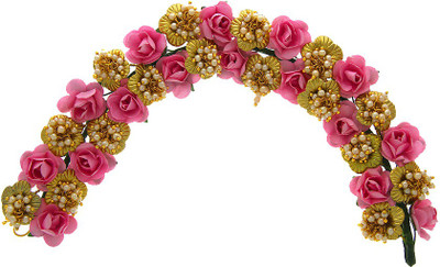 

Anuradha Art Jewellery Brooch Pin Hair Pin(Pink)