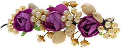 

Anuradha Art Jewellery Brooch Pin Hair Pin(Purple)