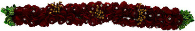 Anuradha Art Jewellery Brooch Pin Hair Pin(Red)