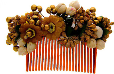 

Anuradha Art Jewellery Brooch Pin Hair Pin(Gold)