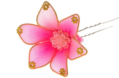 

Anuradha Art Jewellery Brooch Pin Hair Pin(Pink)