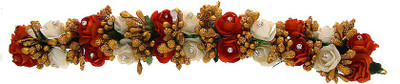 

Anuradha Art Jewellery Brooch Pin Hair Pin(Orange)