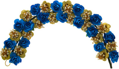 

Anuradha Art Jewellery Brooch Pin Hair Pin(Blue)