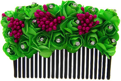 

Anuradha Art Jewellery Brooch Pin Hair Pin(Green)