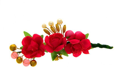 

Anuradha Art Jewellery Brooch Pin Hair Pin(Pink)
