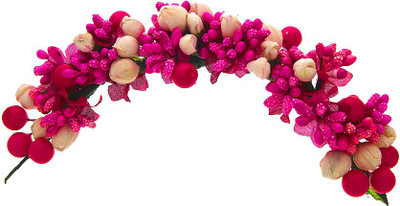 

Anuradha Art Jewellery Brooch Pin Hair Pin(Pink)
