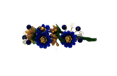

Anuradha Art Jewellery Brooch Pin Hair Pin(Blue)