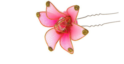 

Anuradha Art Jewellery Brooch Pin Hair Pin(Pink)