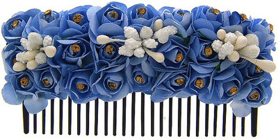 

Anuradha Art Jewellery Brooch Pin Hair Pin(Blue)