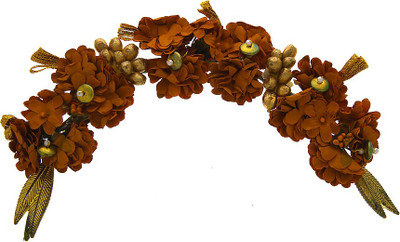

Anuradha Art Jewellery Brooch Pin Hair Pin(Brown)