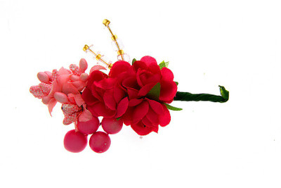 

Anuradha Art Jewellery Brooch Pin Hair Pin(Pink)