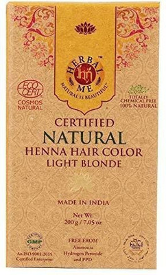 

Herbal Me LIGHT BLONDE HENNA COLOUR Hair Color(Light Blonde)