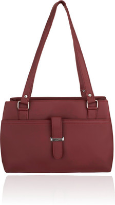 Leather Land Shoulder Bag(Brown)