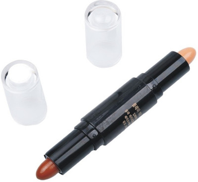 

Imported Makeup Foundation Maquiagem Highlighter Contour Palette Palette 2 in 1 Pen Stick Natural Face Cream Makeup Beauty Highlighter(Multicolor)