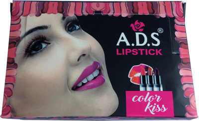 ADS Perfect match Matte Soft Cream Lipstick (pack of 24)(Multi)