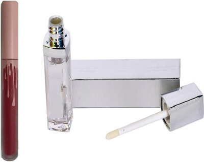 

Gabbu HOT AND GLOSSY RED WITH SUPER SHINE LIP GLOSS(RED MATTE, TRANSPARENT LIP GLOSS)