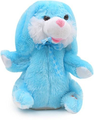 

ZIGLY Dancing & Singing Plush Rabbit Cute Dancing Rabbit Singing Music Plush Soft Toy Ears, Hands Moves up Down with Music - Blue(Blue)