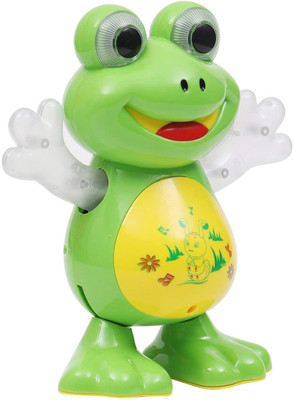

Gooyo Dancing Frog Toy with LED Light Musical Sound(Green)