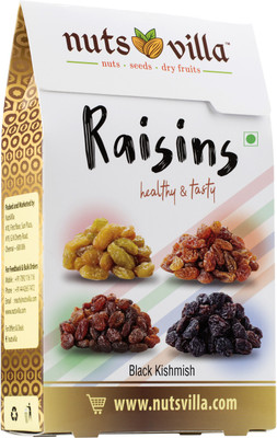 

nutsvilla Healthy and Tasty Black Raisins Raisins(250 g, Box)