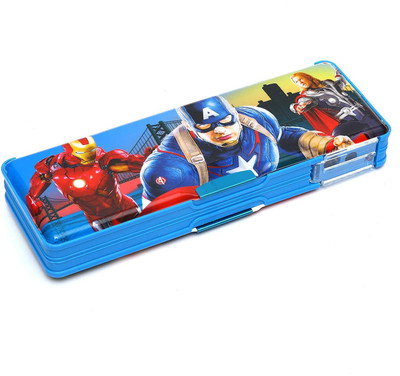 

Goyal Avengers Avengers Art Plastic Pencil Box(Set of 1, Blue)