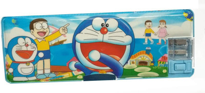 

Goyal Doraemon Doraemon Art Plastic Pencil Box(Set of 1, Light Blue)