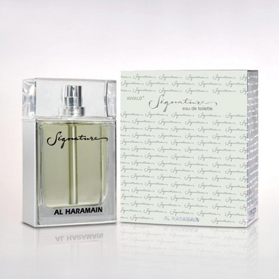 

Kivalo Ⓡ Signature Silver Fragrance Haramain Pure Original Eau De Perfume (Spray) - 100 ml Eau de Parfum - 100 ml(For Men & Women)
