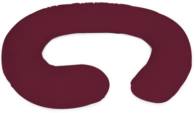 

Cloth Fusion Solid Plain Pregnancy Pillow Pack of 1(Maroon)