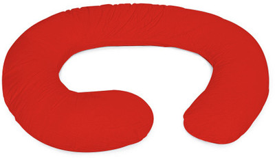 

Cloth Fusion Solid Plain Pregnancy Pillow Pack of 1(Red)