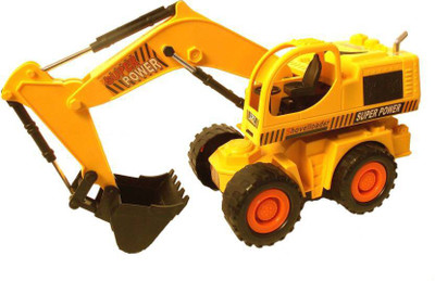 

Shopjamke Wired Remote Control 360* rotation Battery Operated Multicolor JCB Crane Truck Toy (Yellow)(Multicolor)