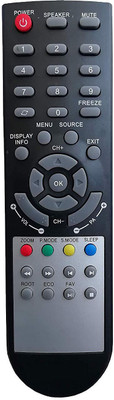 

LipiWorld LED LCD Remote Control Compatible Remote Controller(Black)