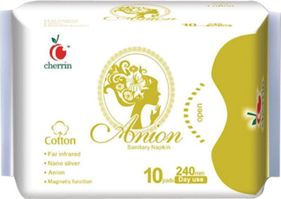 Cherrin AnionSanatoryPad@Gold Sanitary Pad(Pack of 10)