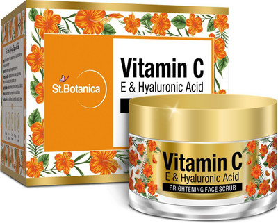 

St.Botanica Vitamin C, E & Hyaluronic Acid Brightening Face Scrub, 50g Scrub(50 g)