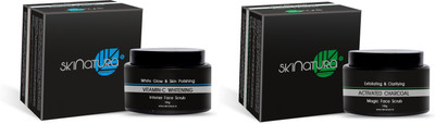 

Skinatura Vitamin-C Whitening + Activated Charcoal Face Scrub(200 g)