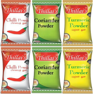 

Thillai's Basic Spice Combo(6 x 100 g)