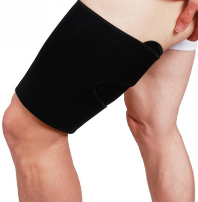 

PE Adjustable Thigh Knee Calf Guard Thigh Support (, Black